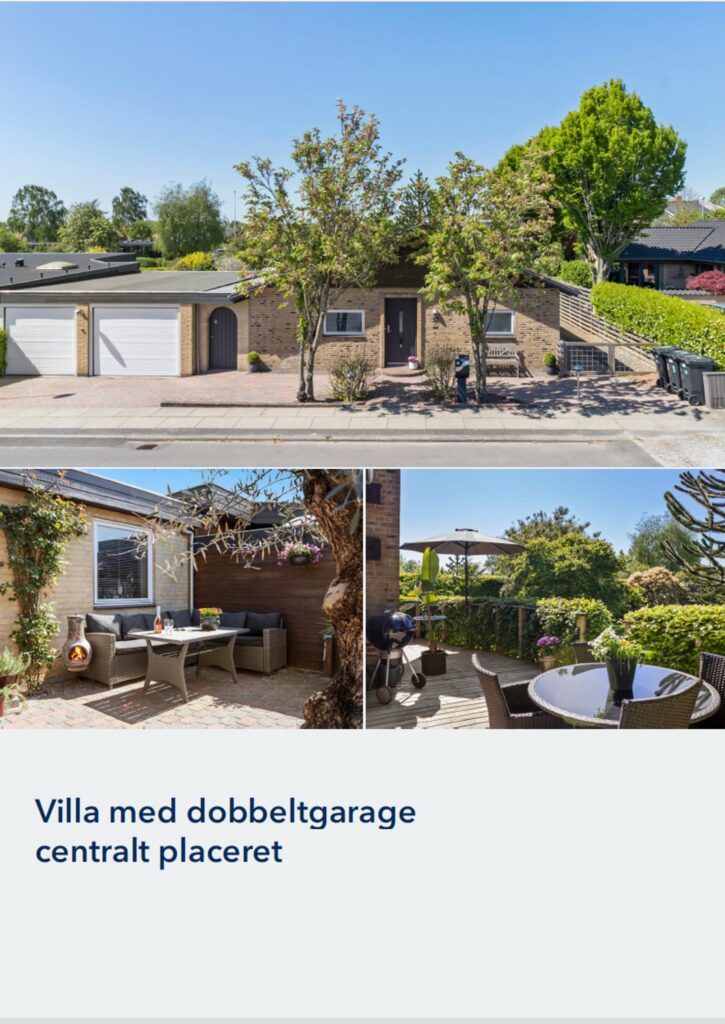 Eksempel på en salgsopstilling
