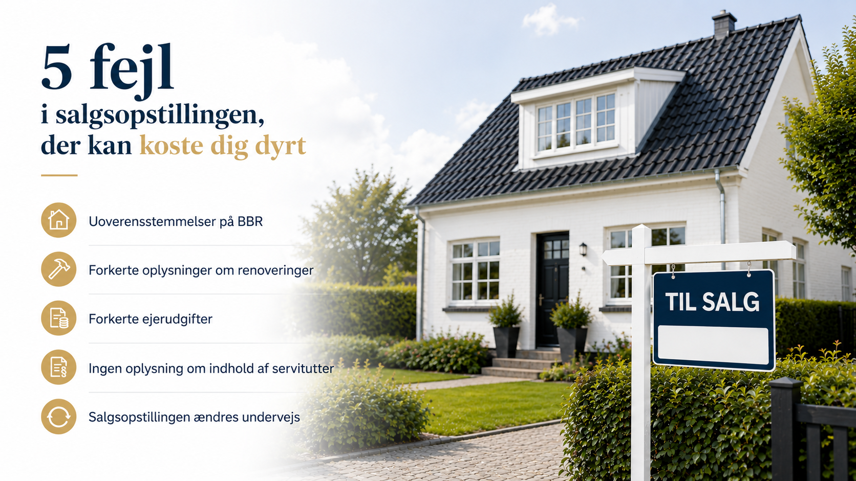 Fejl i salgsopstillingen: 5 ting du skal tjekke